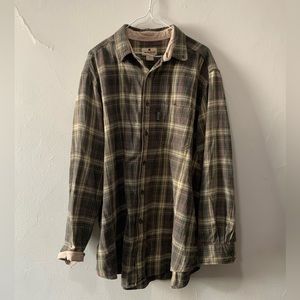 Woolrich button down flannel shirt